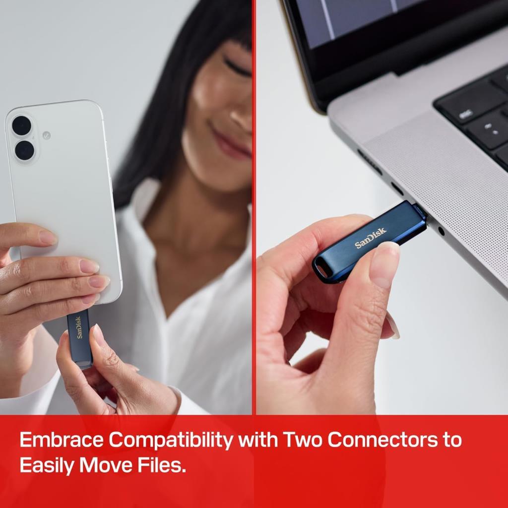 SanDisk Ultra Dual Drive GO SDDDC3-128G-G46 128 GB Flash Bellek - TEŞHİR