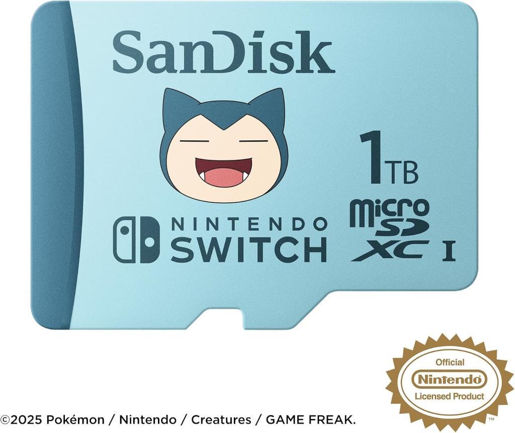 SanDisk Nintendo Switch Pokemon SDSQXAO-1T00-GN6ZK UHS-I 1 TB Micro SD Kart - OUTLET