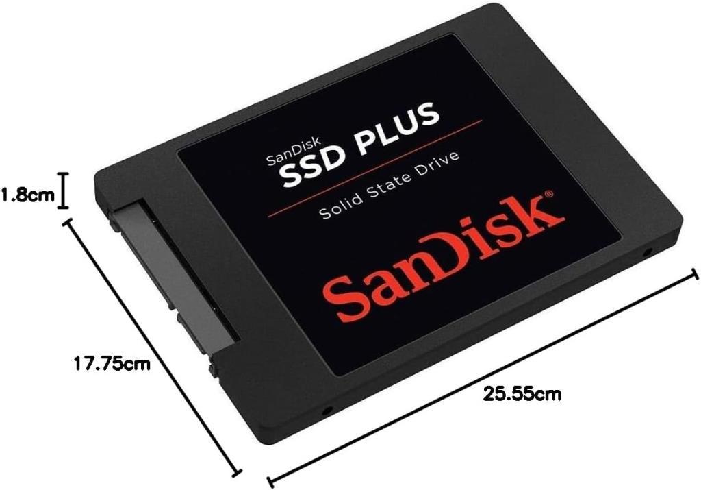 SanDisk Plus SDSSDA-240G-G26 SATA 3.0 2.5" 240 GB SSD Outlet