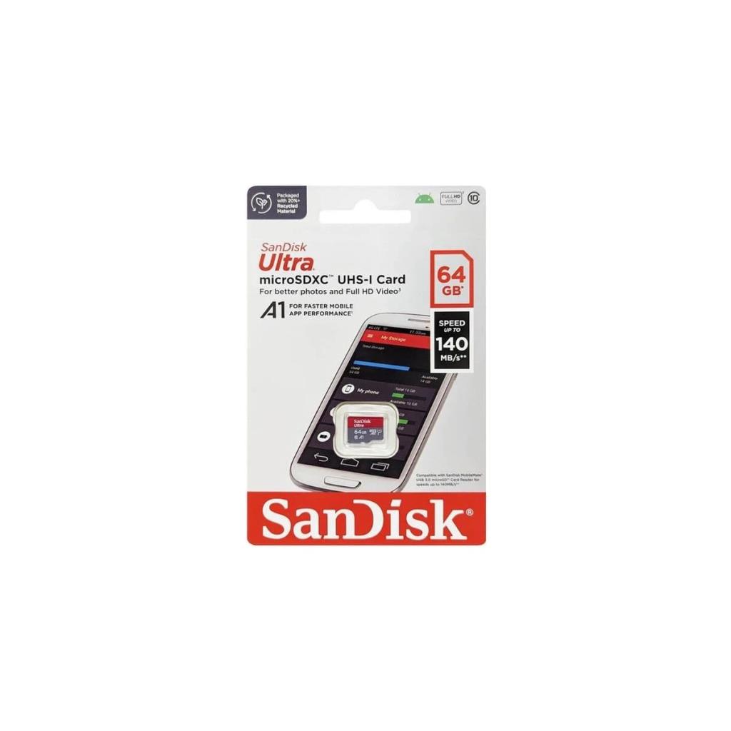SanDisk Ultra SDSQUAB-064G-GN6MN Class 10 UHS-I U1 A1 64 GB Micro SD Kart Outlet
