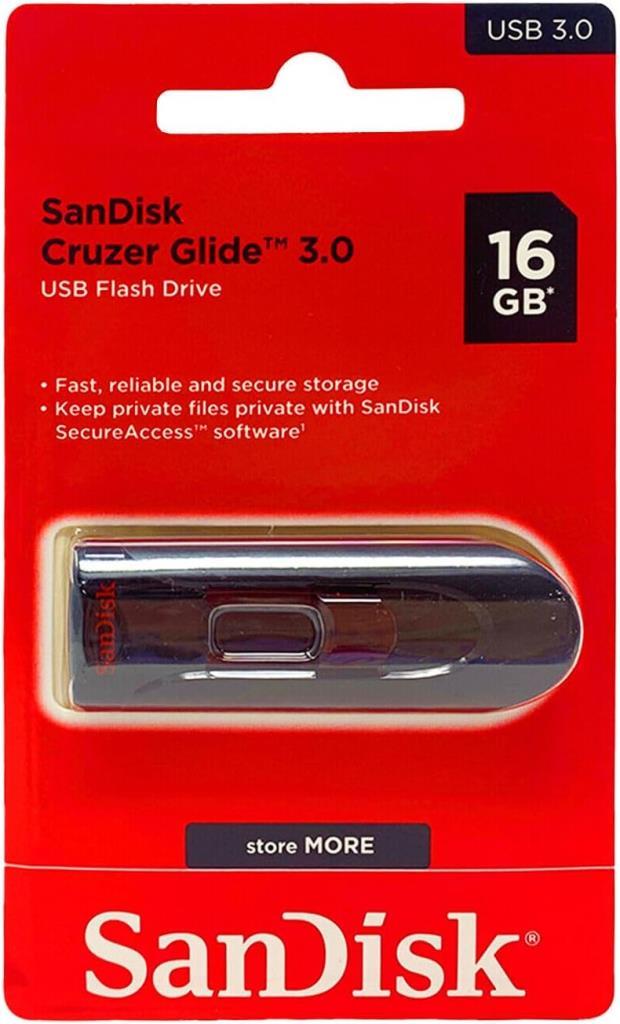 SanDisk Cruzer Glide 16GB USB 3.0 Flash Bellek - SDCZ600-0 - Outlet