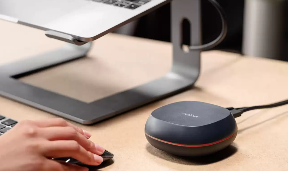 SanDisk Desk Drive SSD 8 TB (Windows bilgisayar veya Mac ile uyumlu, masaüstü veri yedekleme, SSD hızı, 1.000 MB/s'ye kadar oku OUTLET