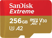SanDisk Extreme SDSQXA1-256G-GN6MN Class 10 UHS-I U3 A2 V30 256 GB Micro SD Kart - TEŞHİR