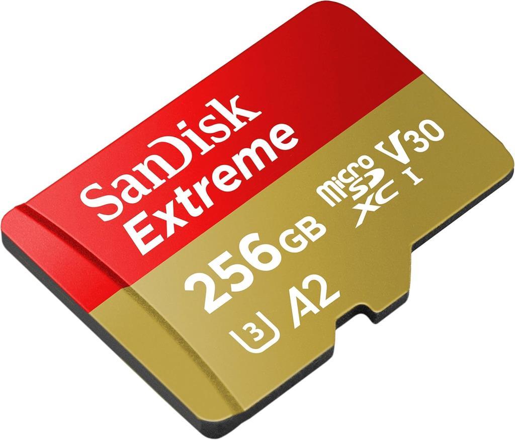 SanDisk Extreme SDSQXA1-256G-GN6MN Class 10 UHS-I U3 A2 V30 256 GB Micro SD Kart - TEŞHİR