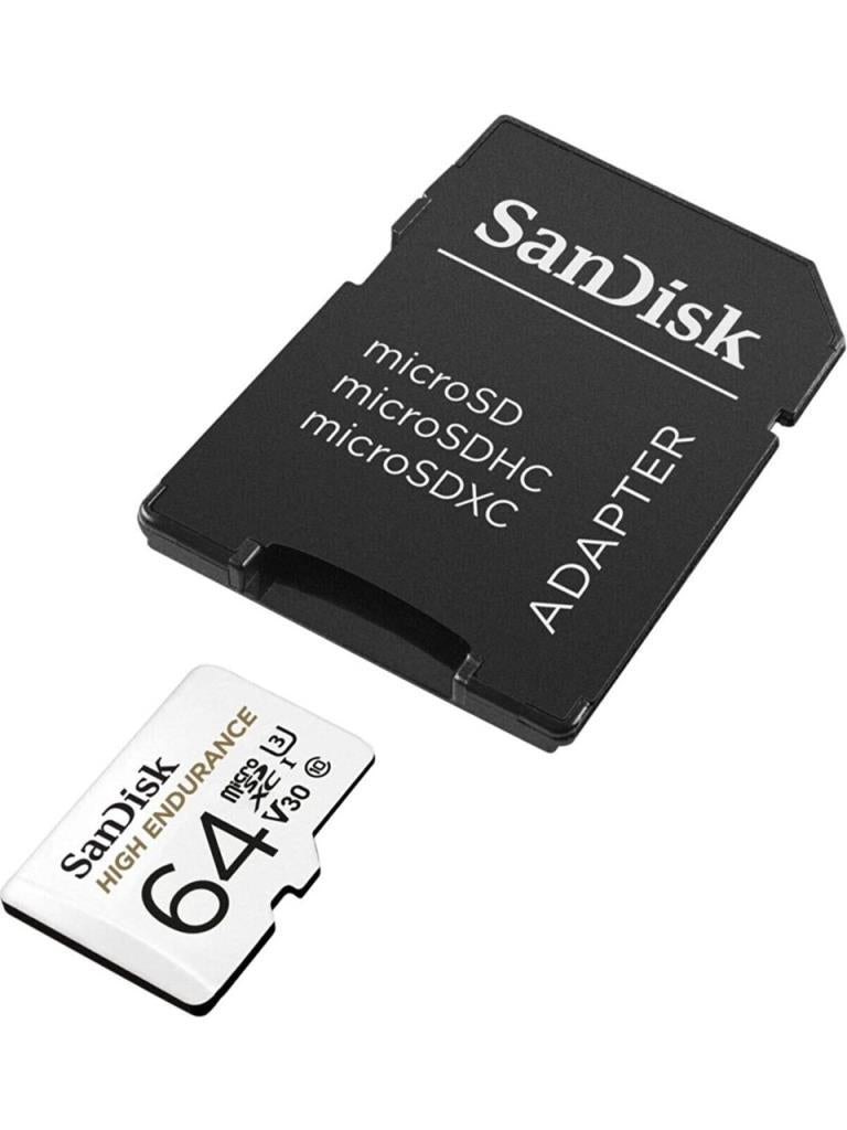SanDisk High Endurance SDSQQNR-064G-GN6IA Class 10 UHS-I U3 V30 64 GB Micro SD Kart - TEŞHİR