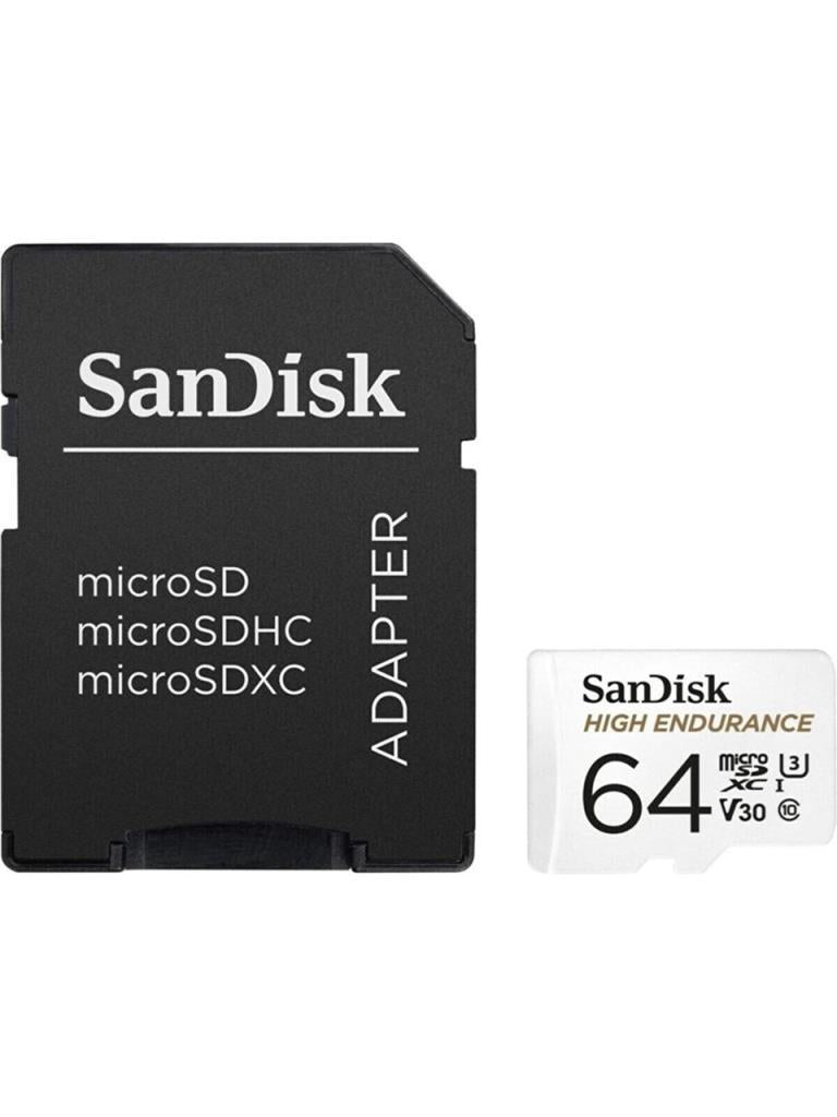 SanDisk High Endurance SDSQQNR-064G-GN6IA Class 10 UHS-I U3 V30 64 GB Micro SD Kart - TEŞHİR