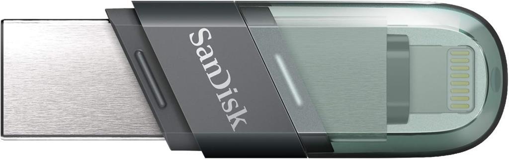 SanDisk iXpand Flash Drive 64GB Type A + Lightning, Flash Sürücü, macOS ve PC için Teşhir