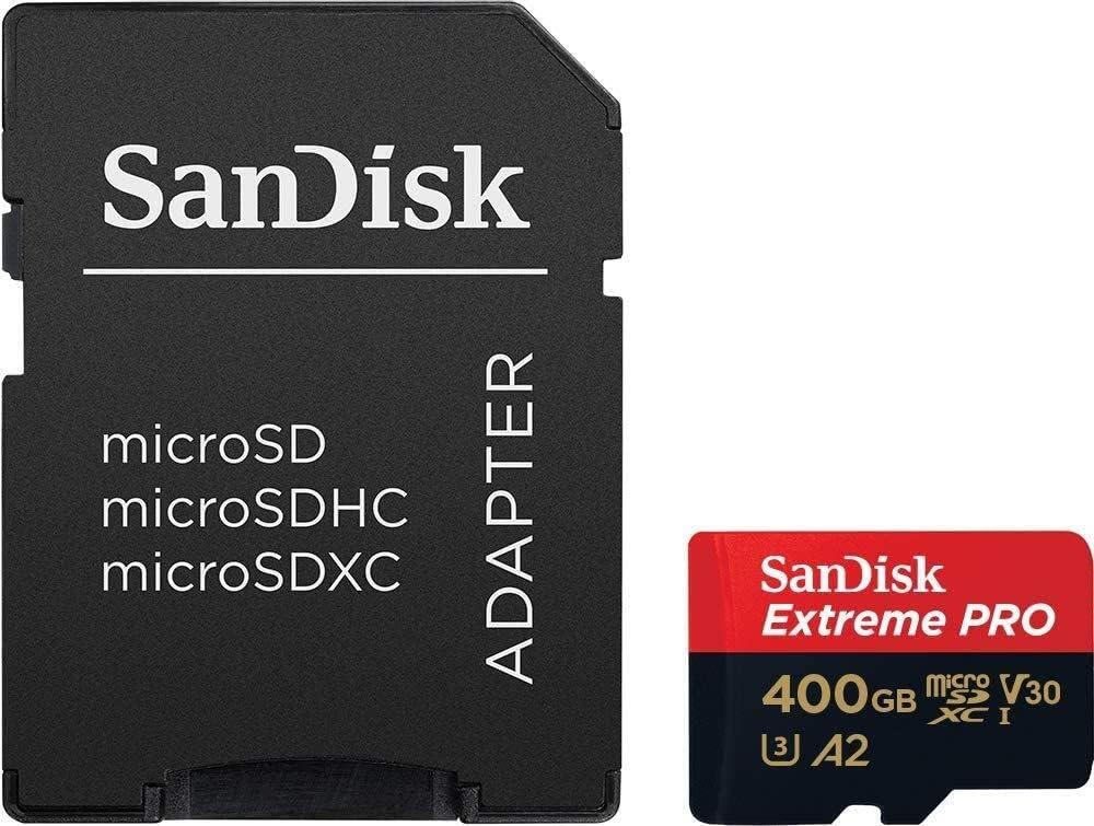 SanDisk Extreme Pro SDSQXCZ-400G-GN6MA Class 10 UHS-I U3 A2 V30 400 GB Micro SD Kart - TEŞHİR
