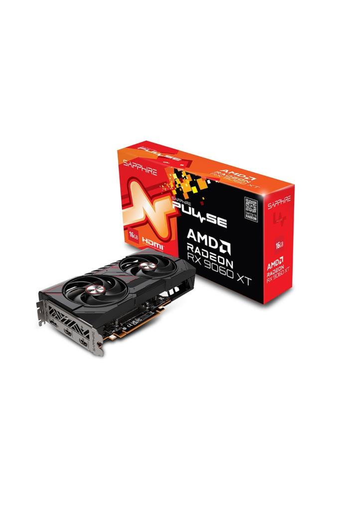 Sapphire RX 9060 XT Pulse 11350-03-20G 128 Bit GDDR6 16 GB Graphics Card Outlet
