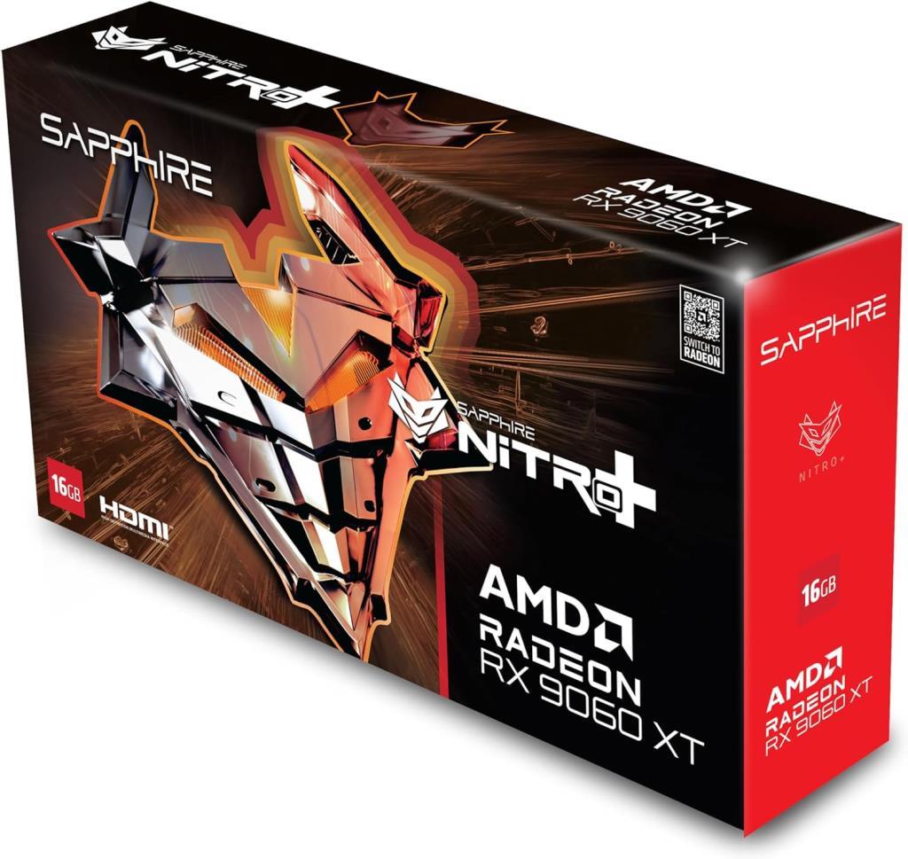 Sapphire RX 9060 XT Nitro+ 11350-01-20G 128 Bit GDDR6 16 GB Ekran Kartı Outlet