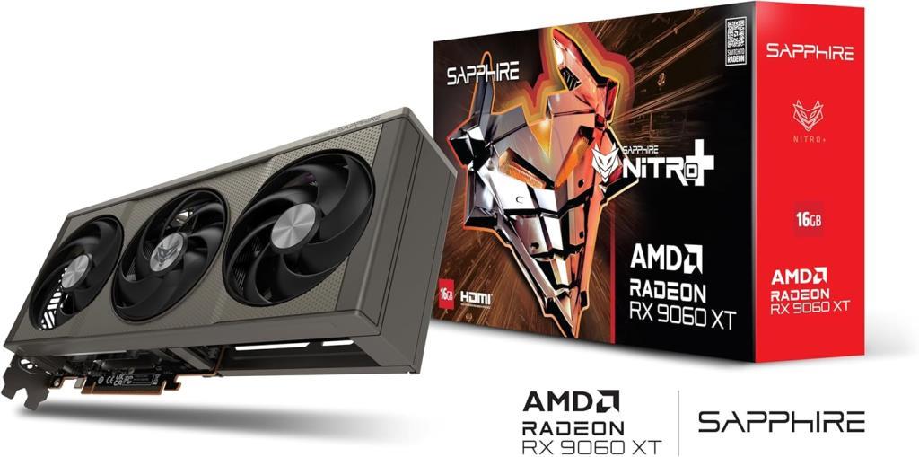 Sapphire RX 9060 XT Nitro+ 11350-01-20G 128 Bit GDDR6 16 GB Ekran Kartı Outlet