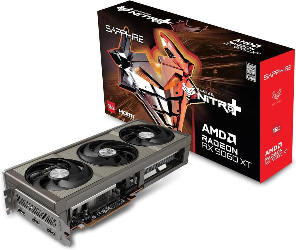 Sapphire RX 9060 XT Nitro+ 11350-01-20G 128 Bit GDDR6 16 GB Ekran Kartı Outlet