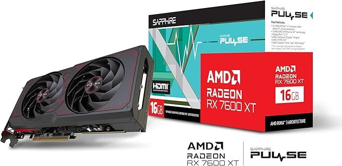 Sapphire RX 7600 XT Pulse 11339-04-20G 128 Bit GDDR6 16 GB Ekran Kartı - TEŞHİR