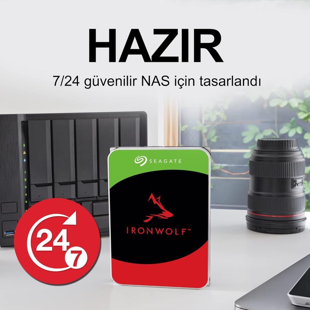 Seagate IronWolf ST10000VN000 SATA 3.0 7200 RPM 3.5" 10 TB Harddisk