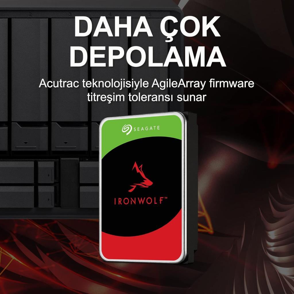 Seagate IronWolf ST10000VN000 SATA 3.0 7200 RPM 3.5" 10 TB Harddisk