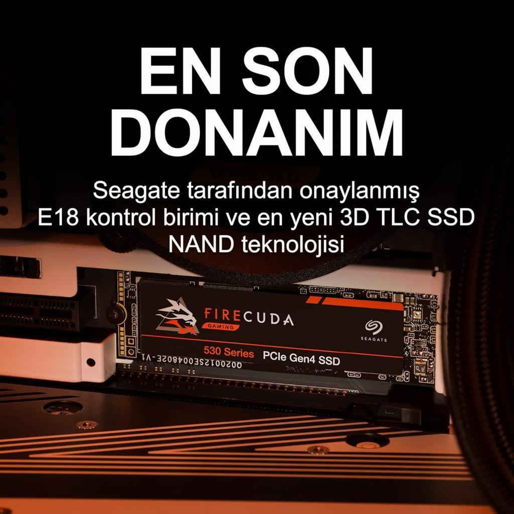 Seagate Firecuda 530 ZP2000GM3A013 PCI-Express 4.0 2 TB M.2 SSD Teşhir