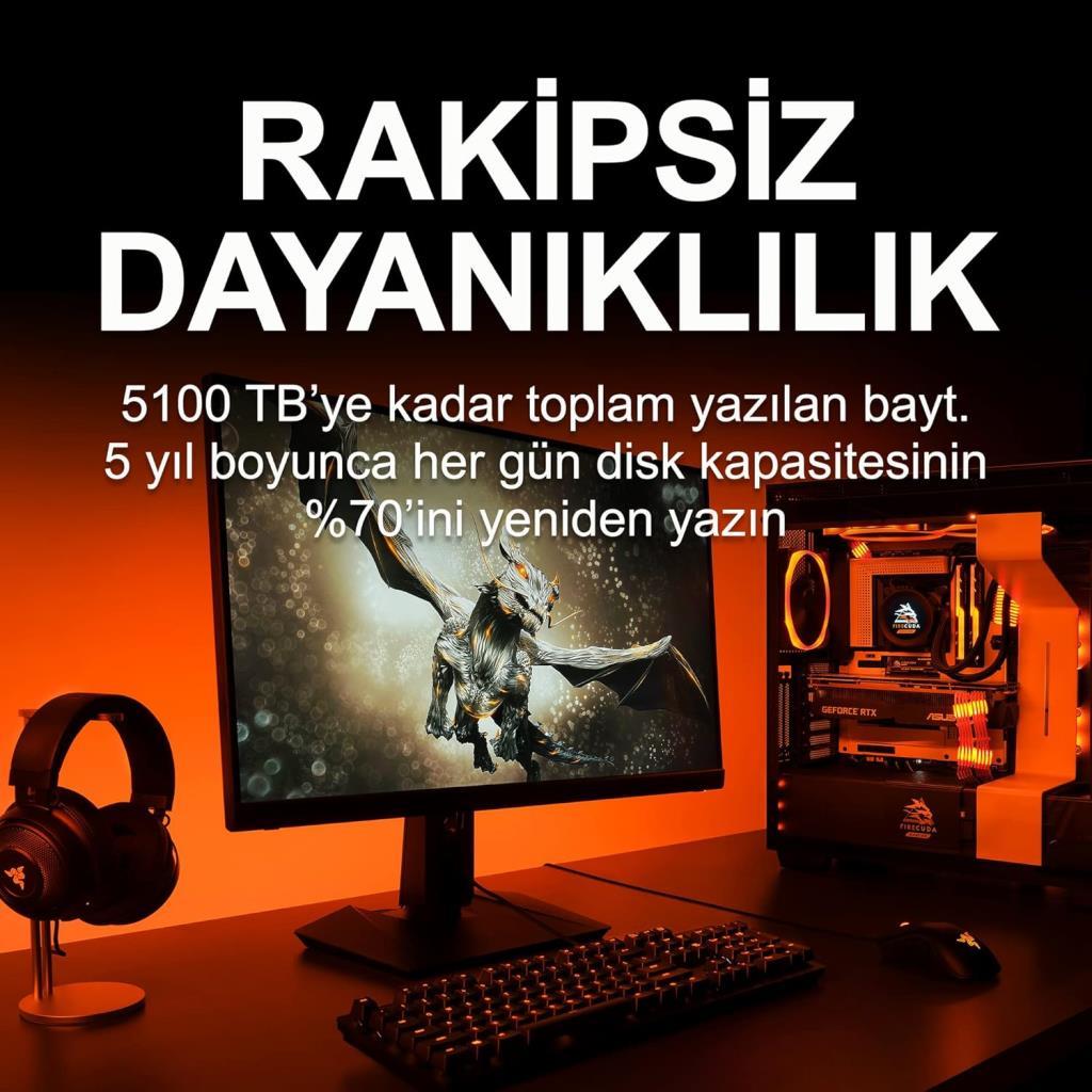 Seagate Firecuda 530 ZP2000GM3A013 PCI-Express 4.0 2 TB M.2 SSD Teşhir