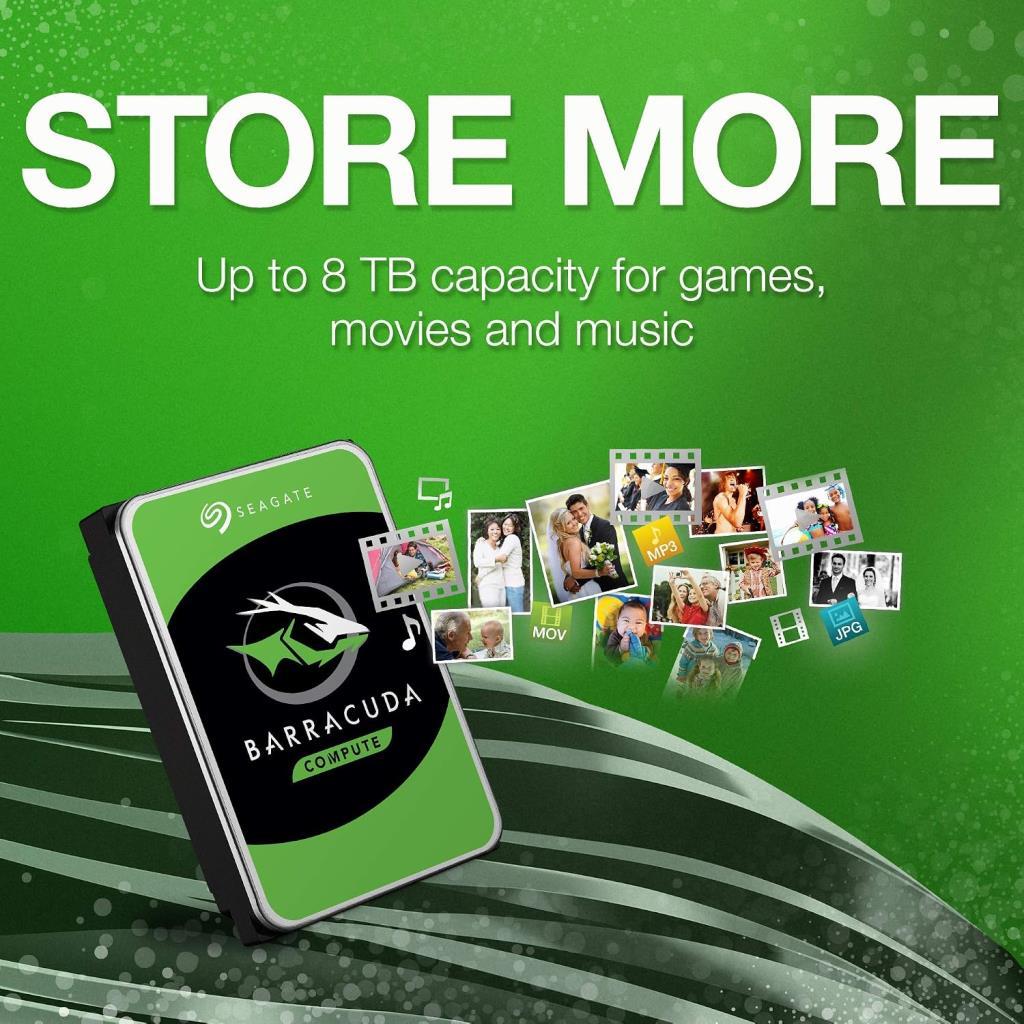 Seagate BarraCuda ST6000DM003 SATA 3.0 5400 RPM 3.5" 6 TB Harddisk - OUTLET