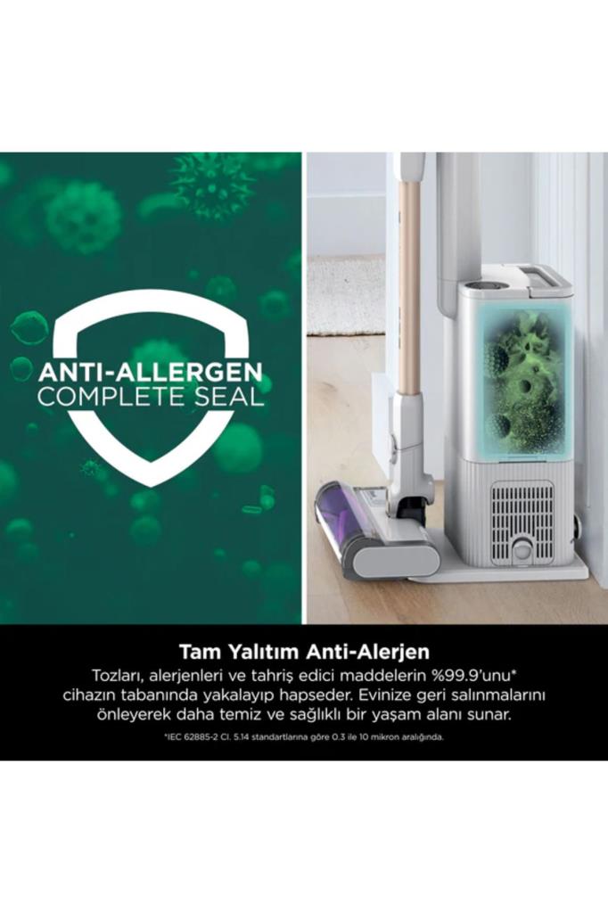 Shark Detect Auto Empty Şarjlı Dikey Süpürge Teşhir