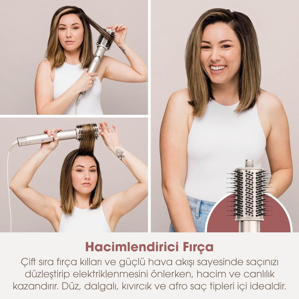 Shark Flexstyle 5in1 Stone Saç Şekillendirme Seti Teşhir