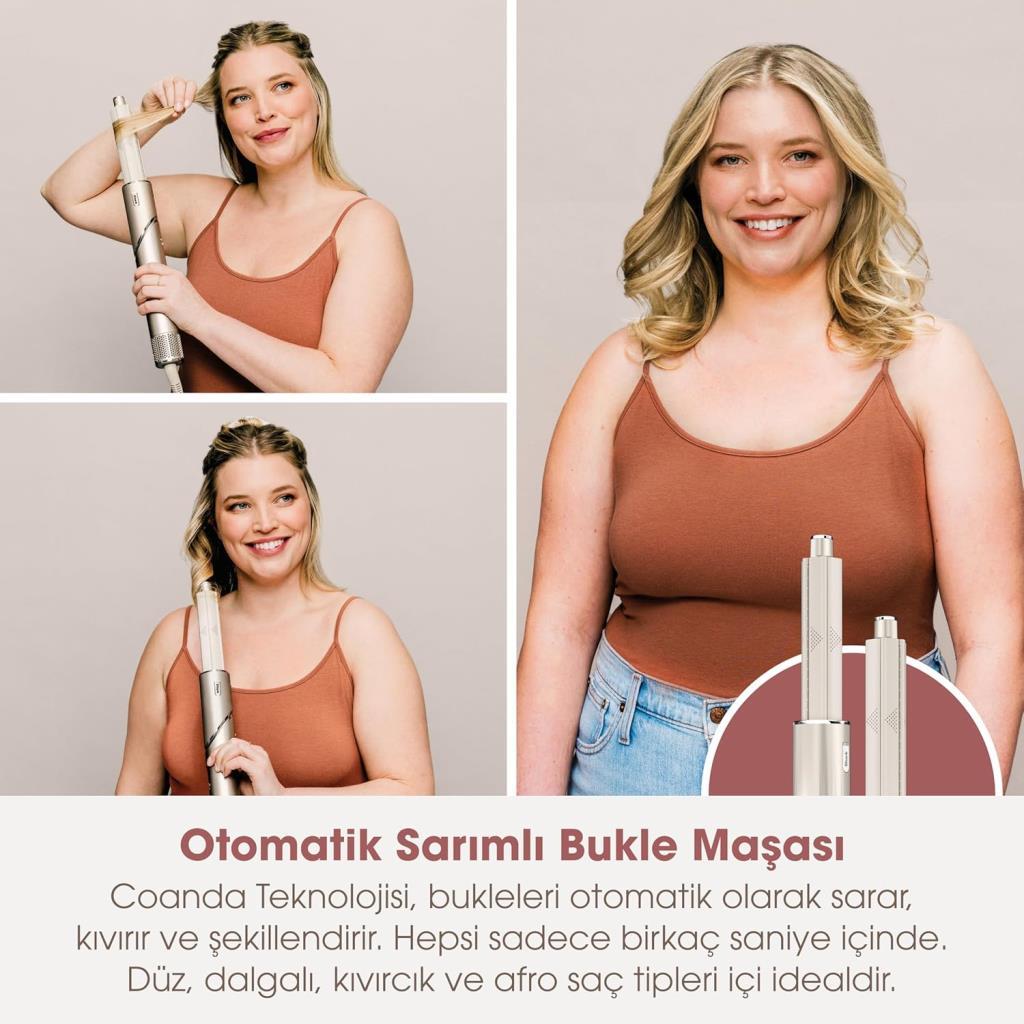 Shark Flexstyle 5in1 Stone Saç Şekillendirme Seti Teşhir