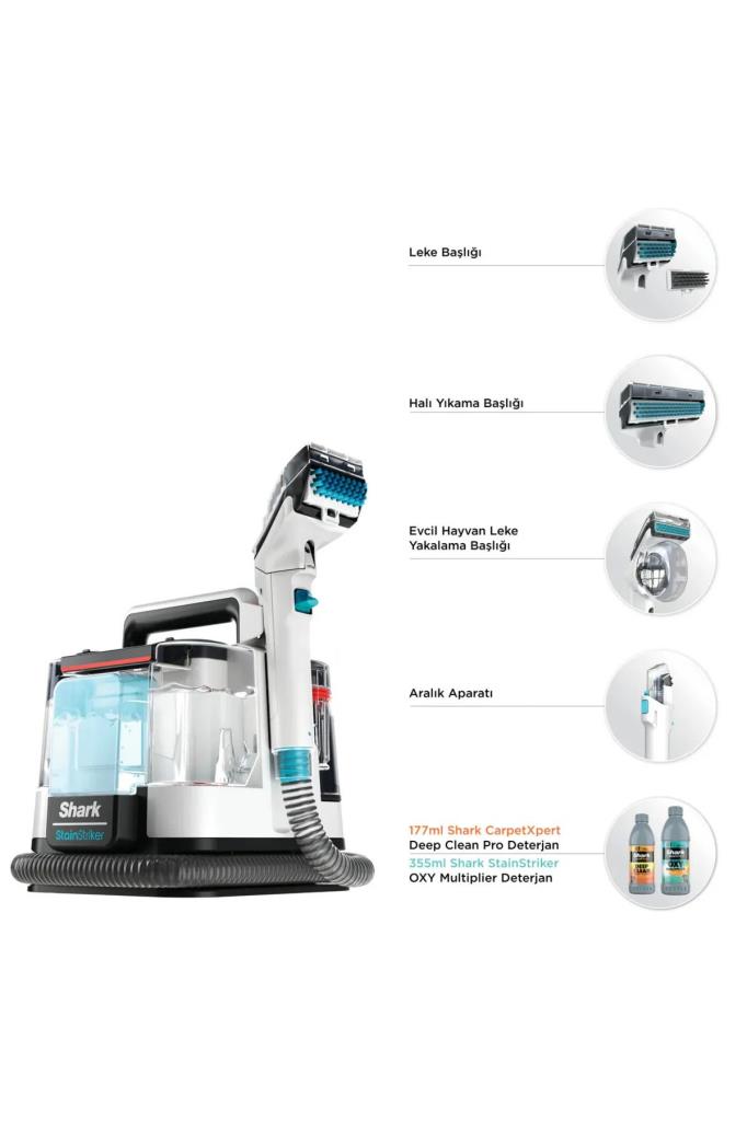 Shark Stainstriker PX200EUT Koltuk ve Halı Yıkama Makinesi Teşhir