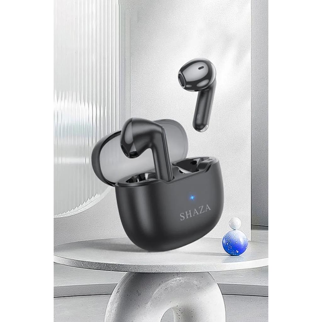 SHAZA Air7 Gürültü Azaltma ENC 4 Mikrofonlu Bluetooth 5.3 TWS Kulaklık Beyaz