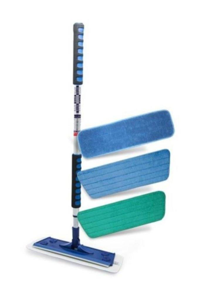 Silva Mikrofiber 3'lü Set Teleskopik Mop - Teşhir