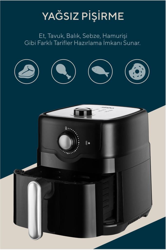 Sinbo SCO-5055 4.5 lt Yağsız Fritöz Teşhir