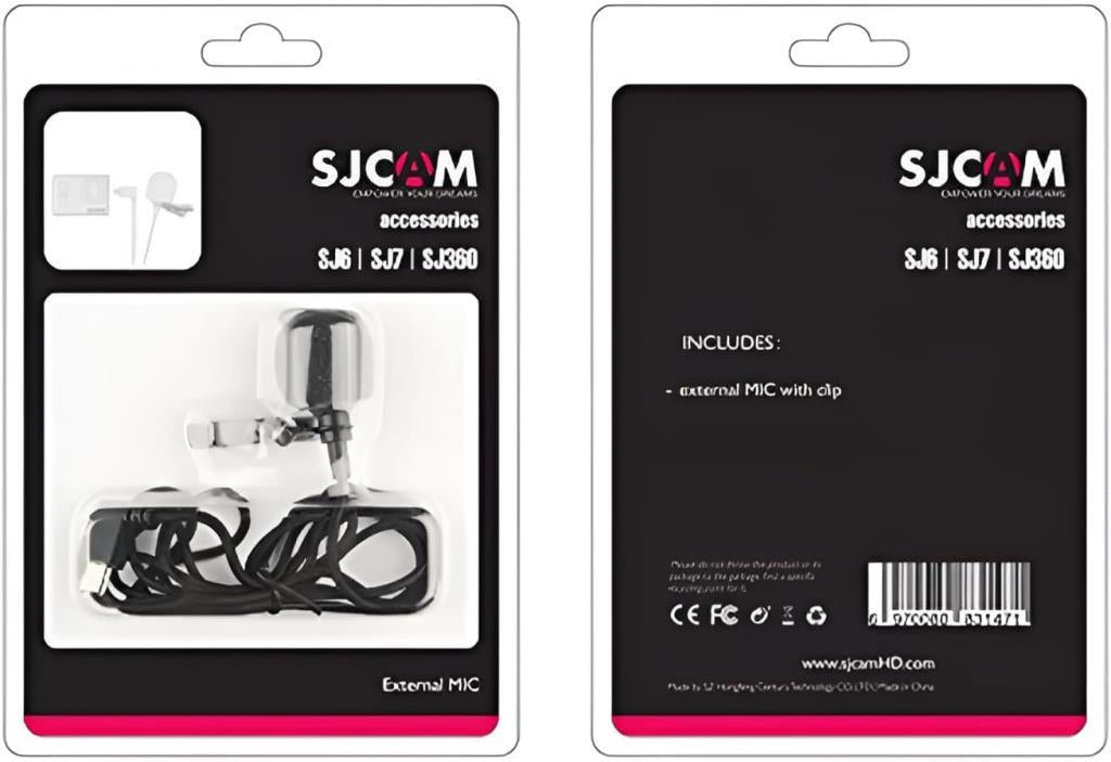 Sjcam Sj6 Sj7 SJ360 Aksiyon Kamera Harici Mikrofon