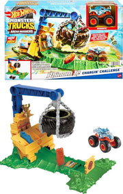 Fisher Price Monster Trucks Arenada Rhinomite Mücadelesi HTP18 - Outlet