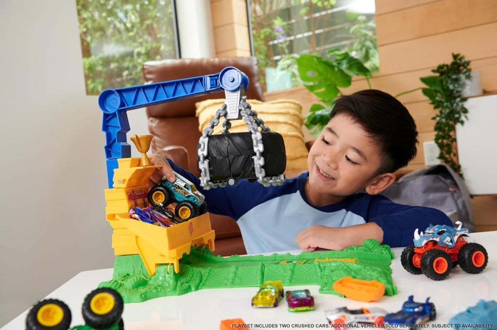 Fisher Price Monster Trucks Arenada Rhinomite Mücadelesi HTP18 - Outlet