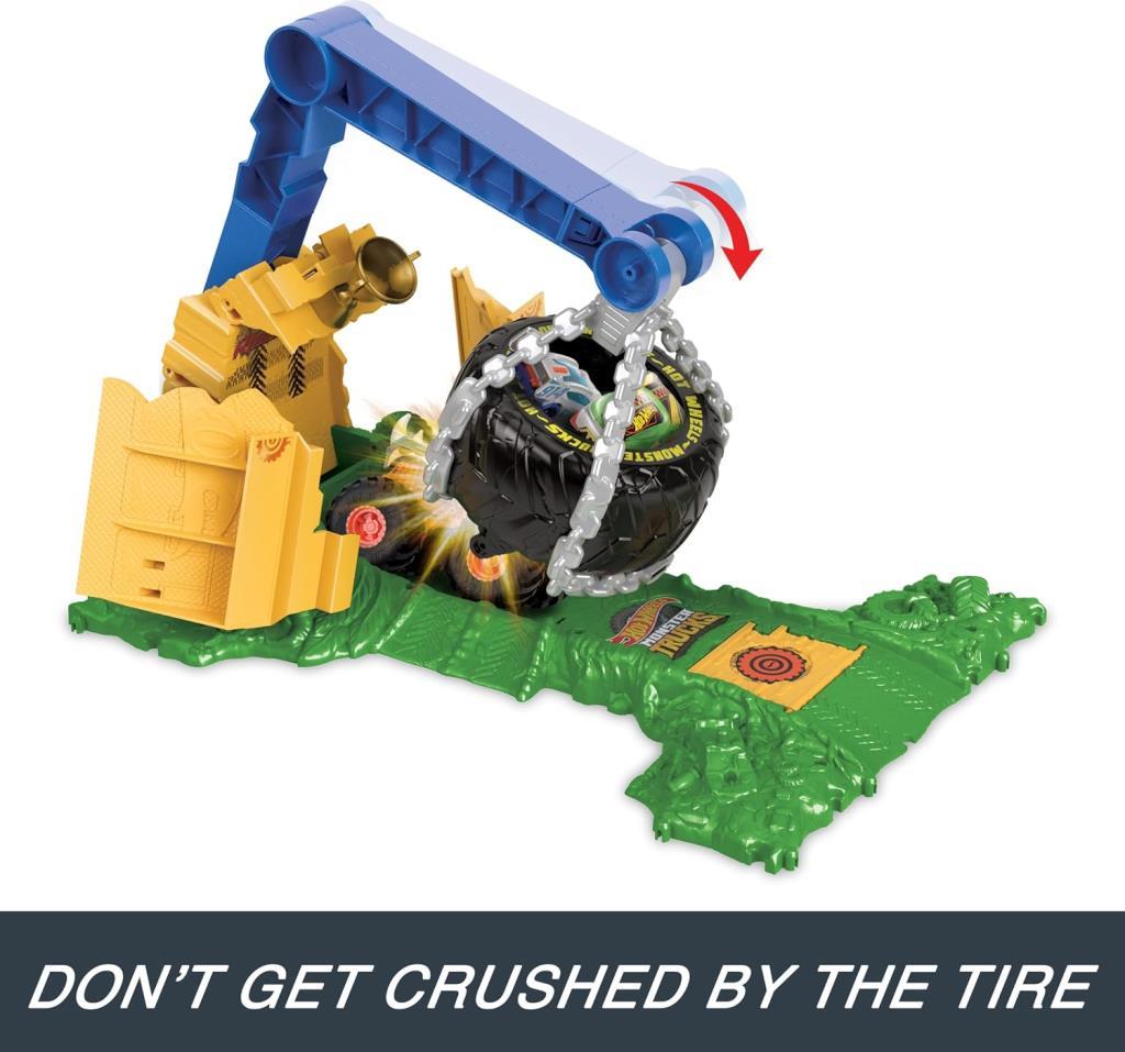Fisher Price Monster Trucks Arenada Rhinomite Mücadelesi HTP18 - Outlet