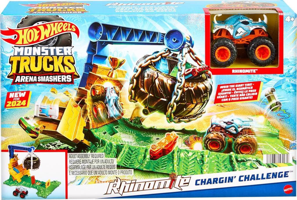 Fisher Price Monster Trucks Arenada Rhinomite Mücadelesi HTP18 - Outlet