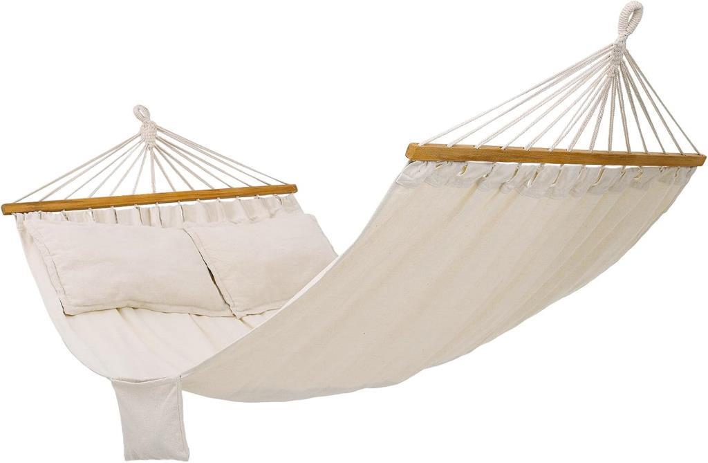 Songmics GDC22M hamak, dış mekan çok kişilik, çubuk hamak, 200 x 150 cm, TÜV Rheinland, 300 kg, bej Outlet