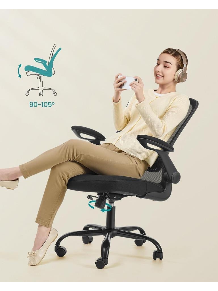 Songmics OBN37BK Fileli Çalışma Koltuğu - OUTLET
