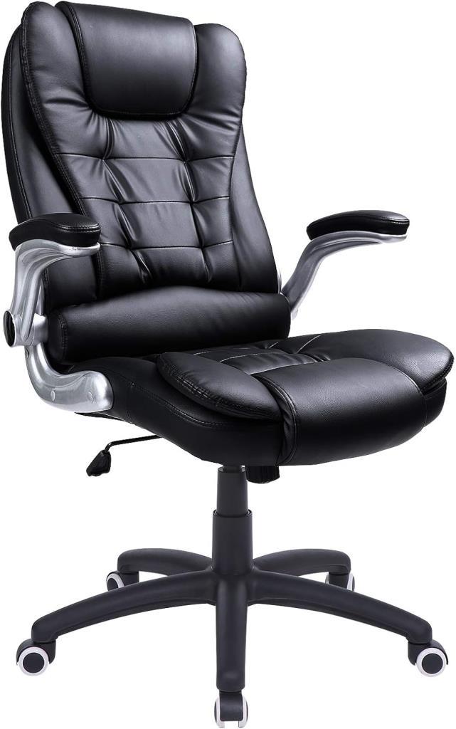 Songmics Ofis Koltuğu, Yönetici Koltuğu, Döner Sandalye, Siyah, Obg51B, 111 X 77 X 71 - Outlet