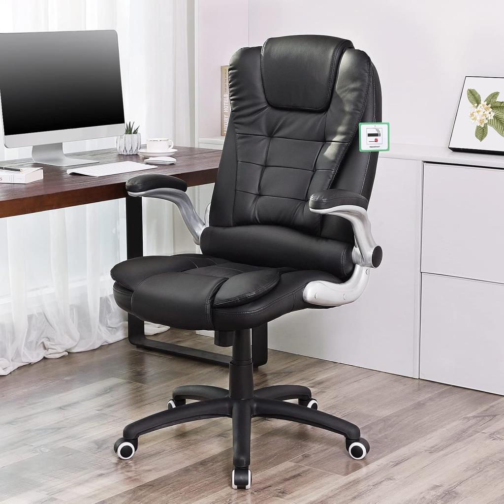 Songmics Ofis Koltuğu, Yönetici Koltuğu, Döner Sandalye, Siyah, Obg51B, 111 X 77 X 71 - Outlet