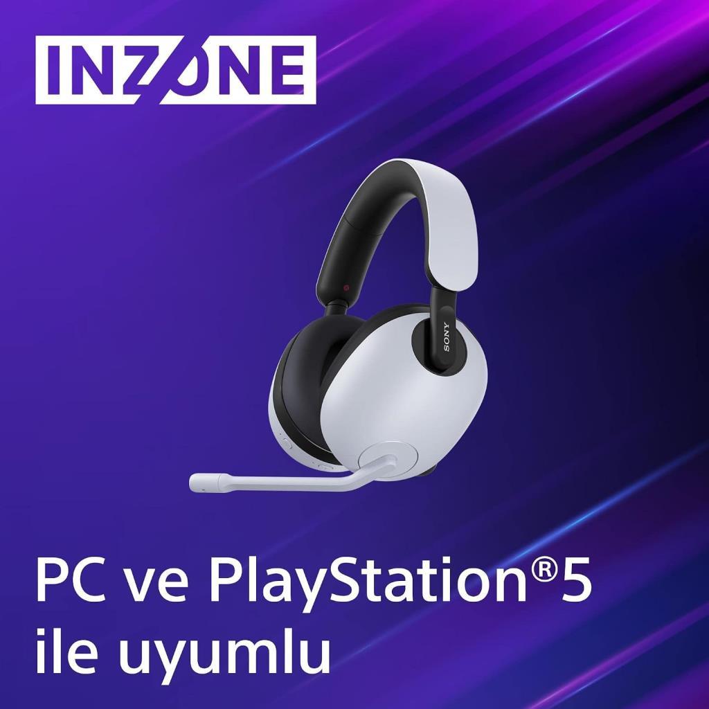 Sony Inzone H7 WHG700W.CE7 Kablosuz Mikrofonlu Kulak Üstü Oyuncu Kulaklığı - OUTLET