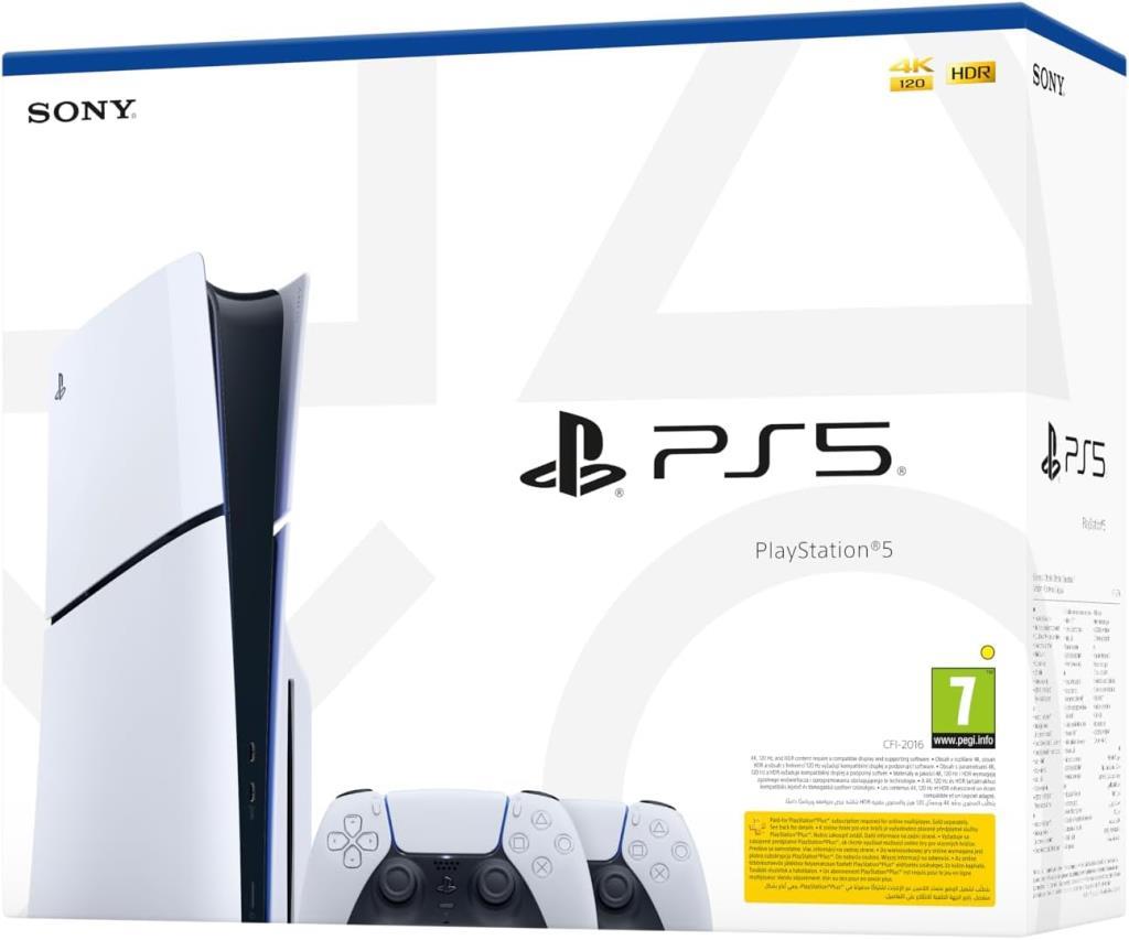 Sony PlayStation 5 D Chassis + DualSense BUNDLE, Çift kol Outlet- (Bilkom Garantili)