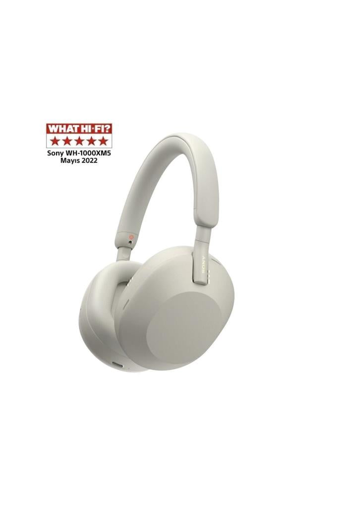 Sony WH-1000XM5 Gümüş Kulak Üstü Bluetooth Kulaklık Outlet
