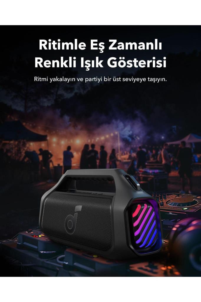 Anker SoundCore Boom 2 Siyah Bluetooth Hoparlör Teşhir