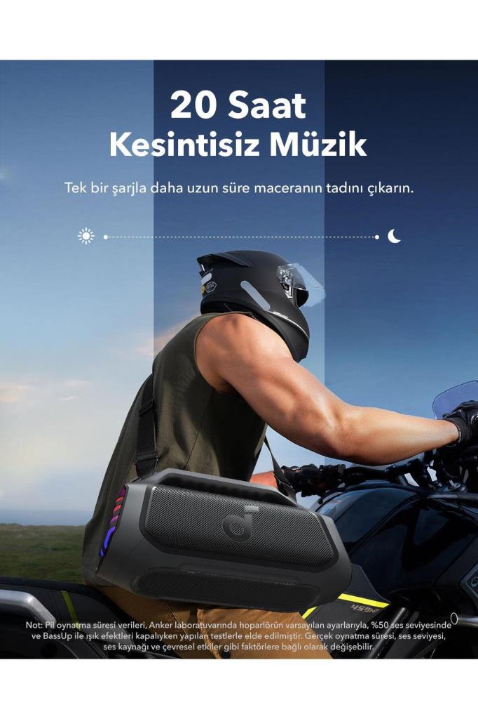 Anker SoundCore Boom 2 Siyah Bluetooth Hoparlör Teşhir