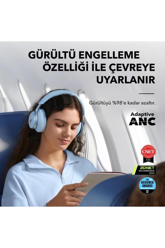 Anker SoundCore Space One ANC Siyah Kulak Üstü Bluetooth Kulaklık Teşhir