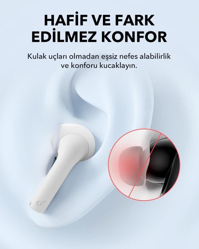 Anker SoundCore K20İ TWS Beyaz Kulak İçi Bluetooth Kulaklık