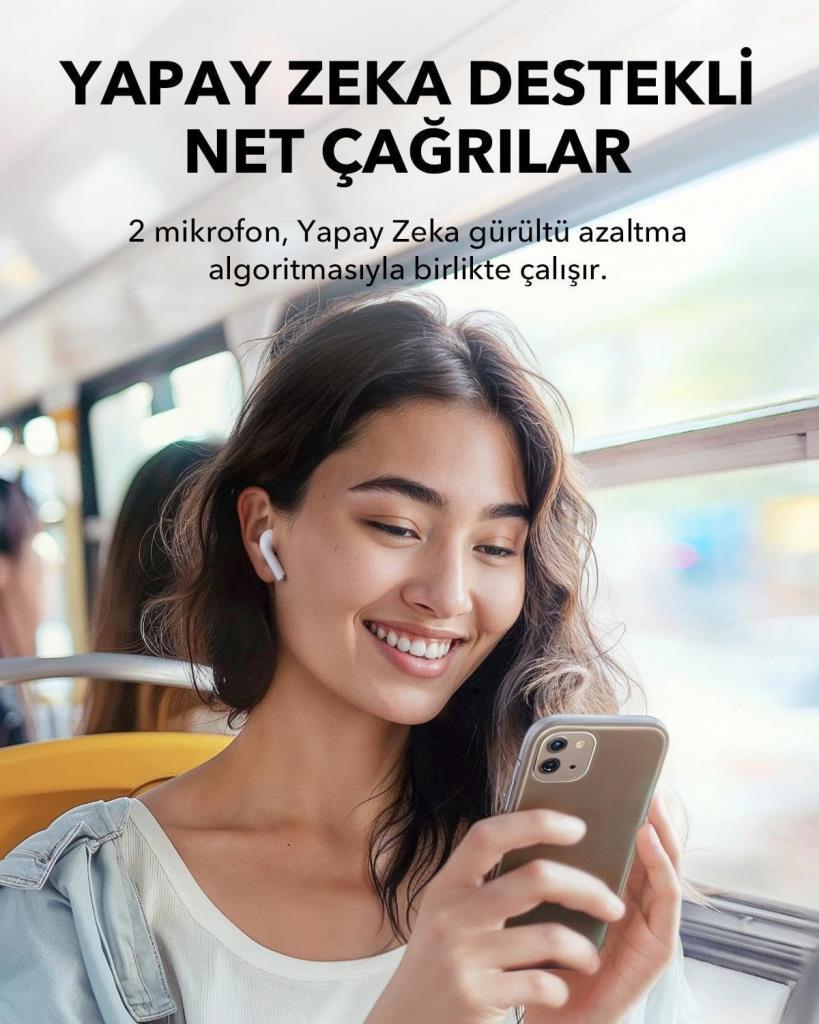 Anker SoundCore K20İ TWS Beyaz Kulak İçi Bluetooth Kulaklık