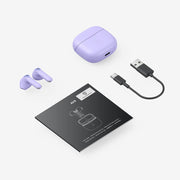 Soundpeats Air3 TWS Mor Kulak İçi Bluetooth Kulaklık Teşhir