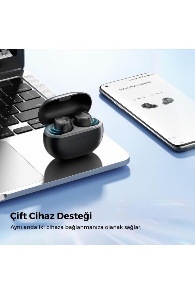 SoundPEATS Mini HS Çift Cihaz Destekli ANC 5.3 Bluetooth Kulaklık - TEŞHİR