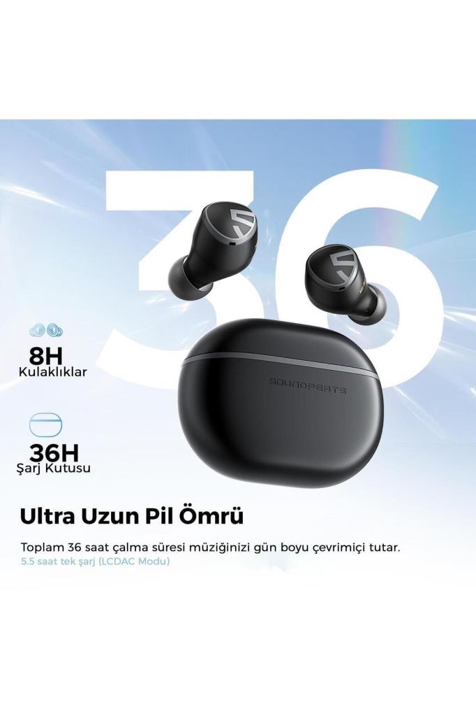 SoundPEATS Mini HS Çift Cihaz Destekli ANC 5.3 Bluetooth Kulaklık - TEŞHİR