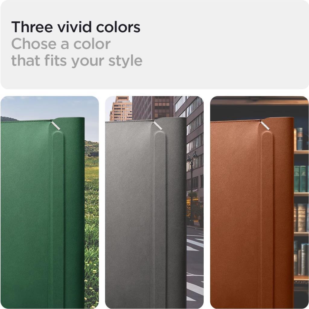 Spigen 16'' / 15'' MacBook & Notebook Laptop Taşıma Çantası Valentinus S JeJu Green - Teşhir